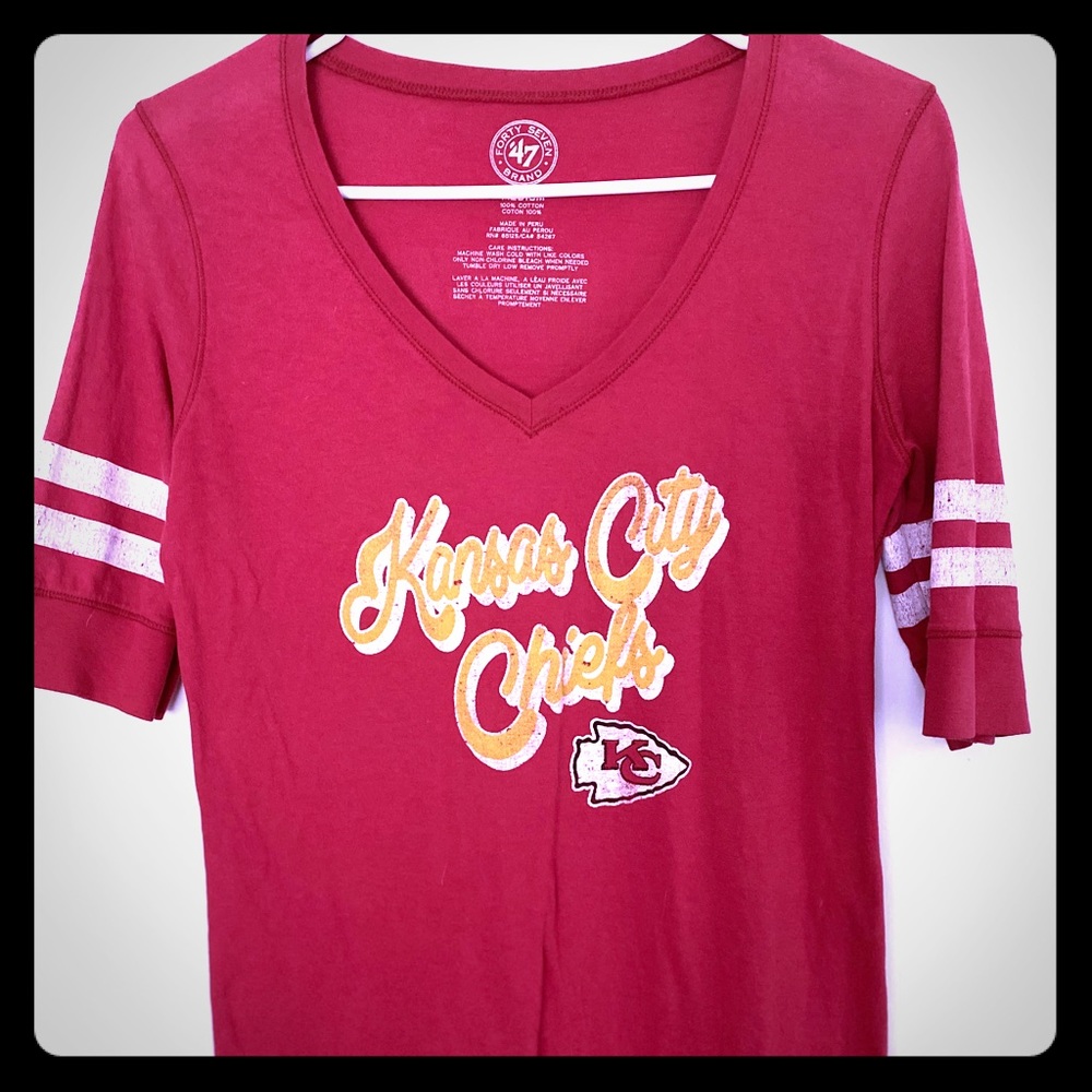 Kansas City Chiefs Baseball T-Shirt